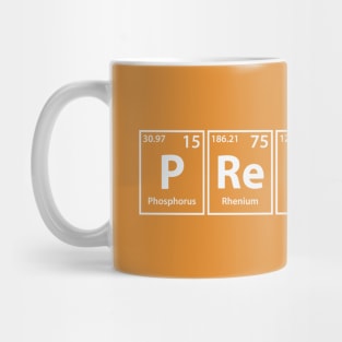 Precise (P-Re-C-I-Se) Periodic Elements Spelling Mug